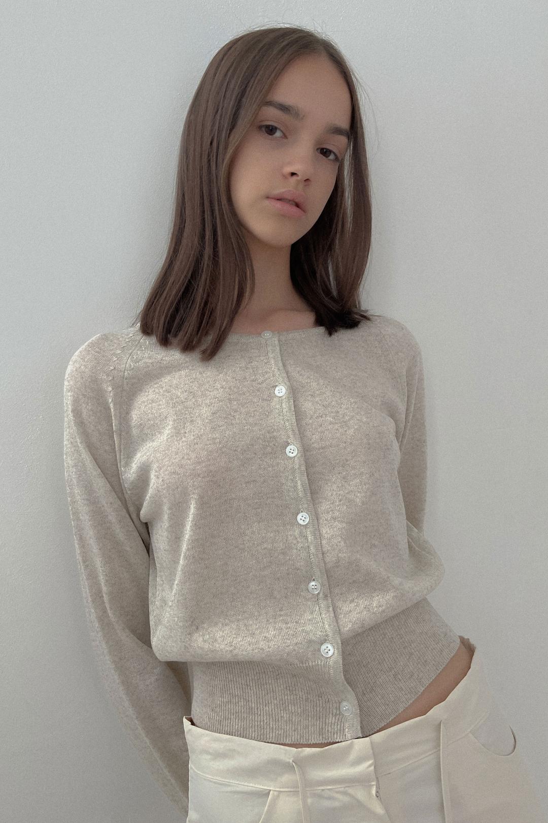 [24 SUMMER][SALT Label] CLASSIC SUMMER CARDIGAN