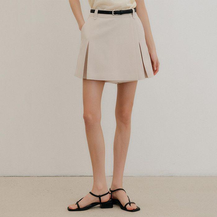 조이 플리츠 퀼로트 쇼츠 / JOY PLEATS CULOTTE SHORTS_2colors