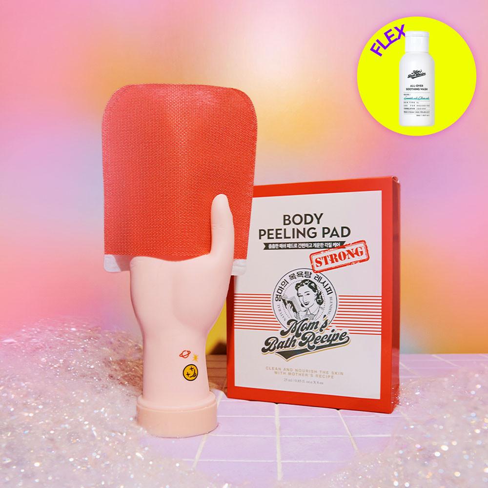 바디필링패드 스트롱 25ml (8매)+올오버 수딩 워시 50ml 1개 증정