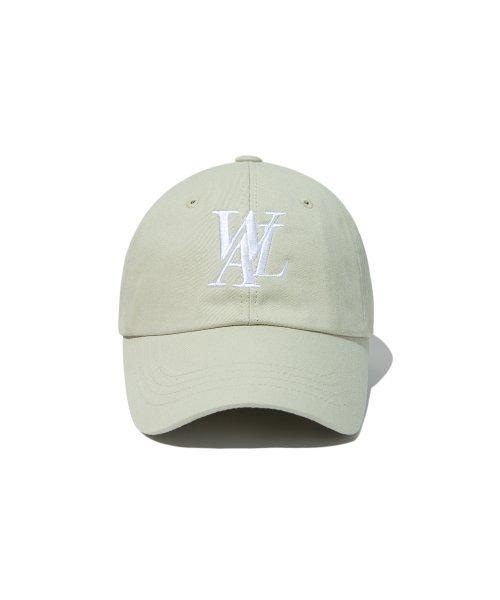 Signature Logo ball cap - GREYISH LIME