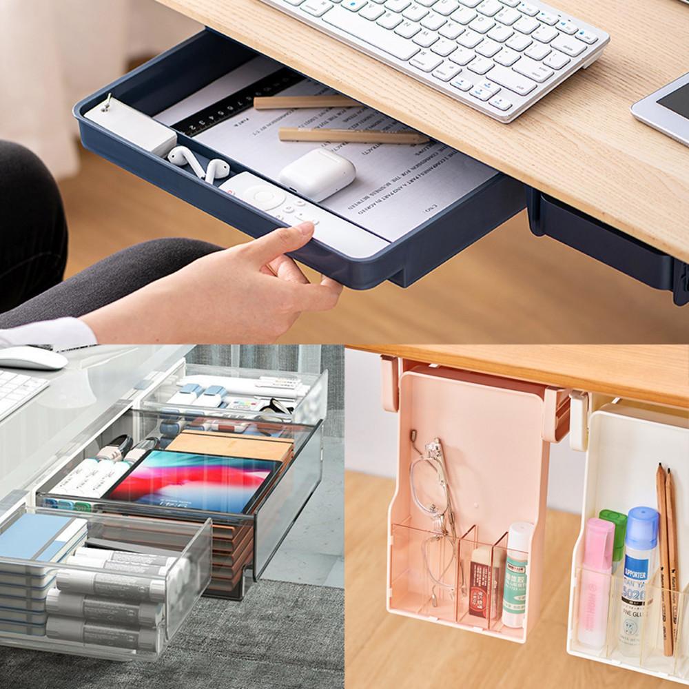 히든서랍 정리함 부착식 간편서랍  슬라이딩 박스