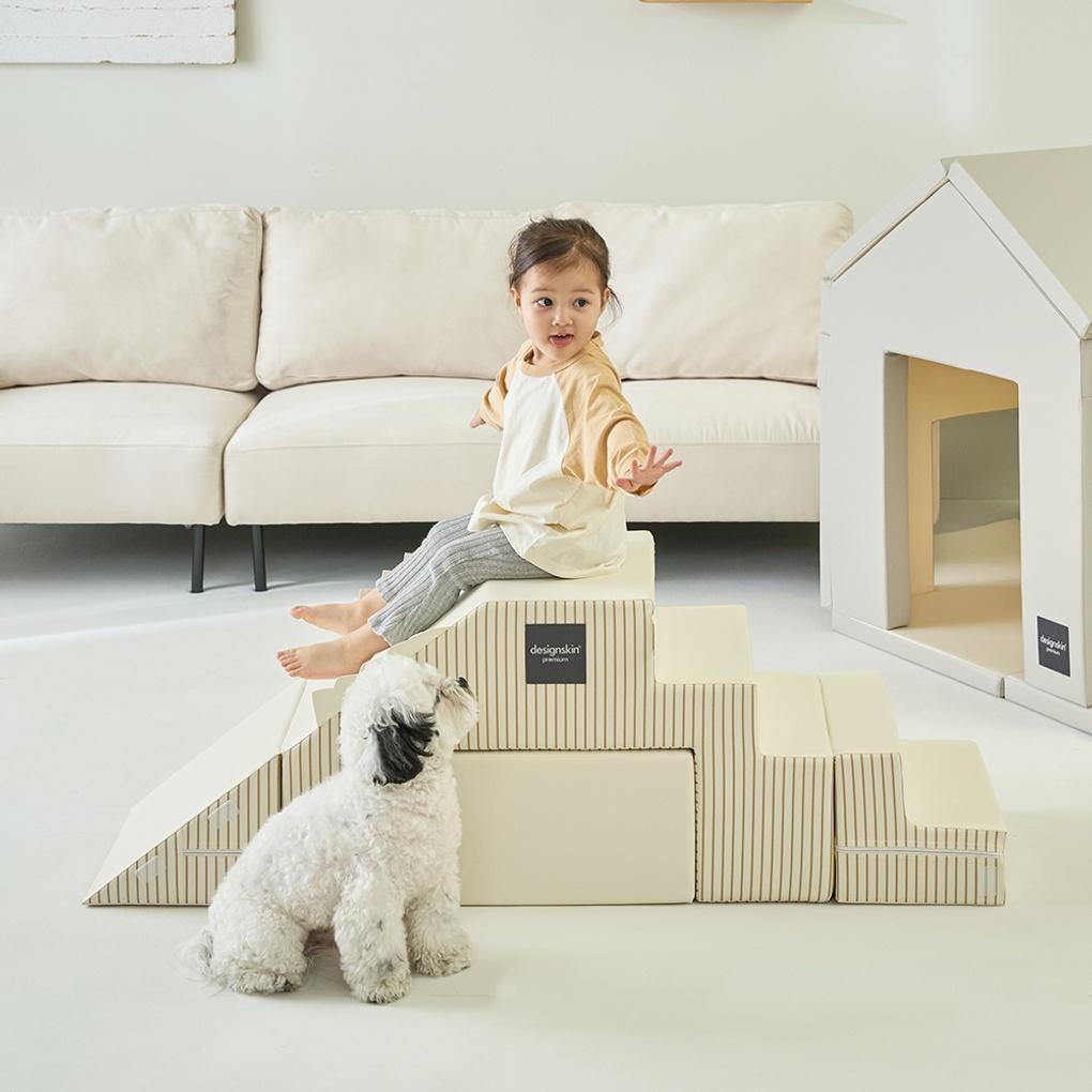 [키디 선발매] 플레이 테이블 유아 소파 - 오트브라운