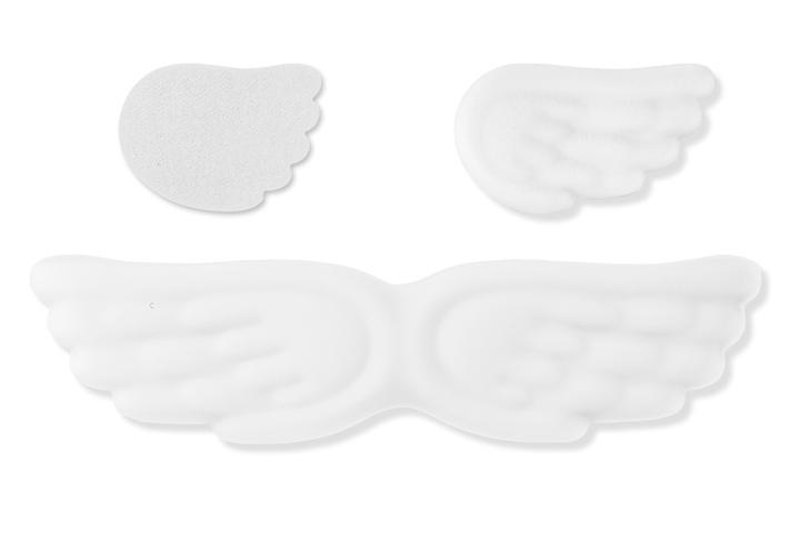 윙 코튼 팜레스트 키보드 쿠션 손목 받침대 퓨어 화이트