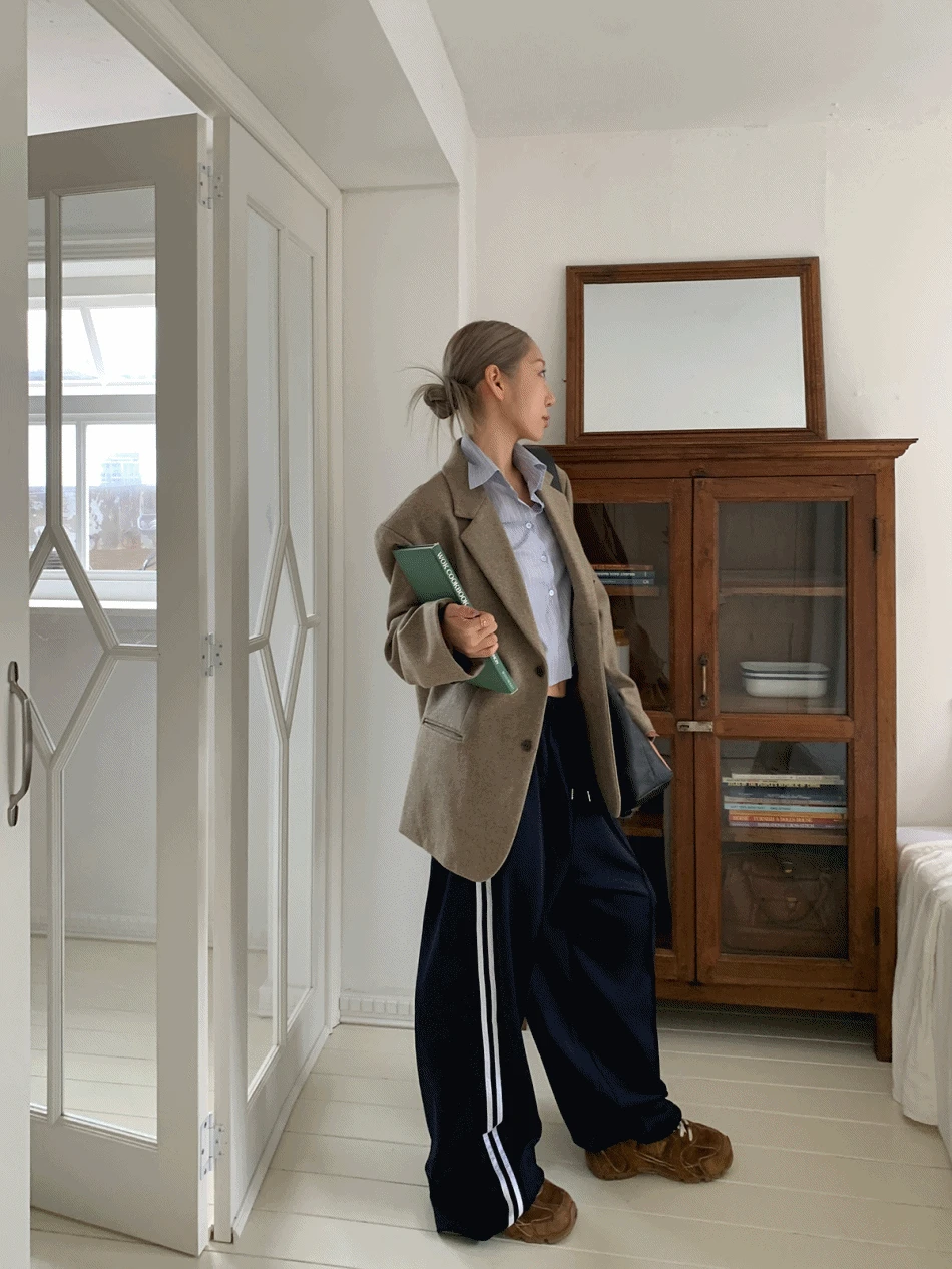 Special Price 듀스 와이드 트랙 팬츠 (3color)