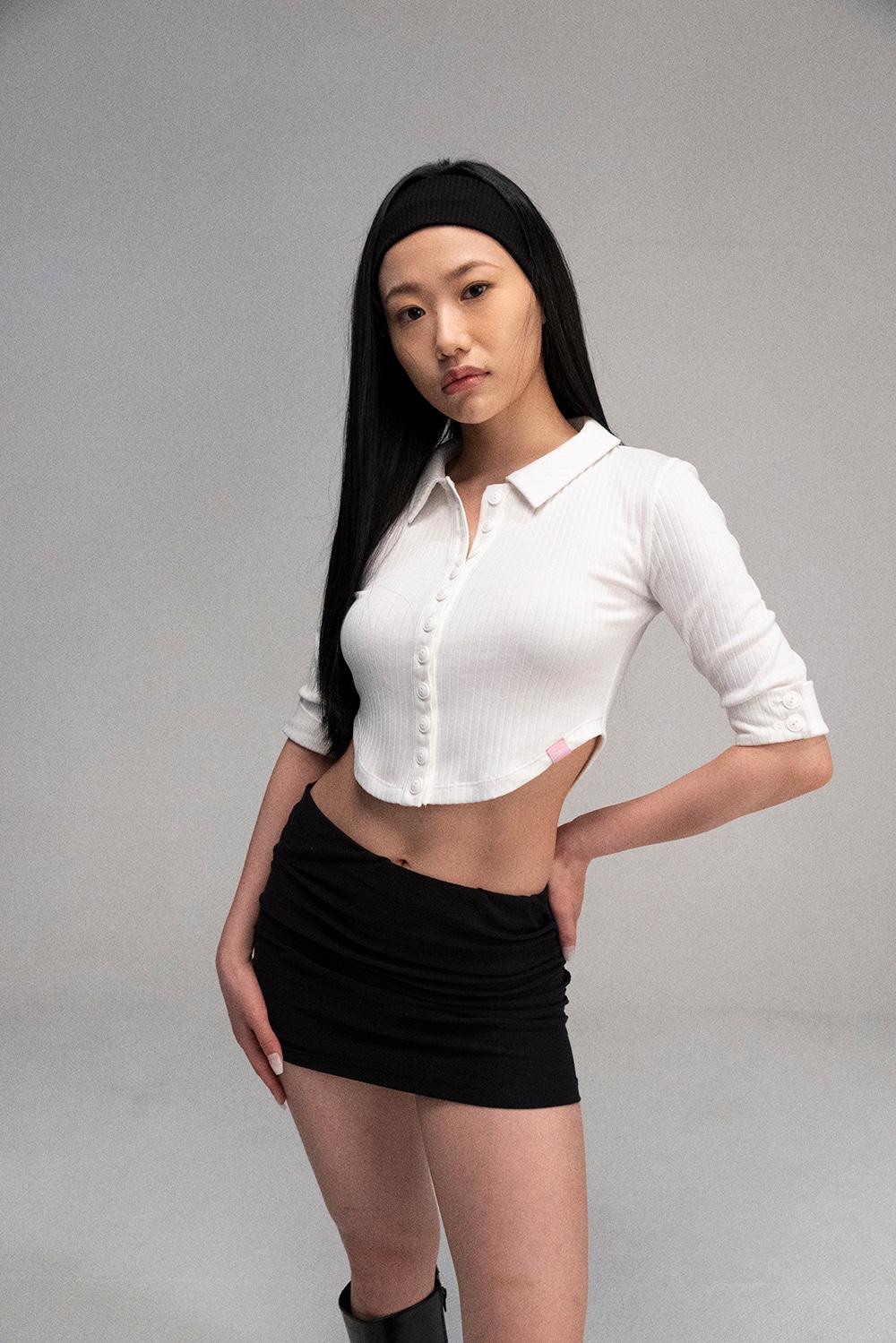 PNF Julia Shirt Top (White)