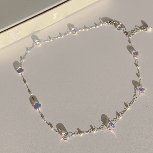 magical heart choker necklace