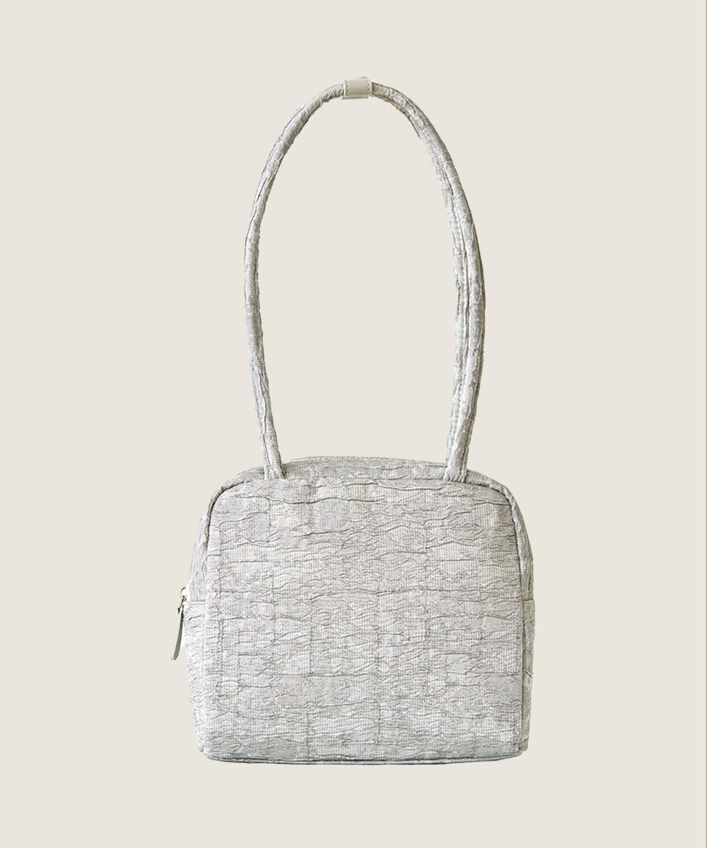 Plummy bag _ square_soft gray