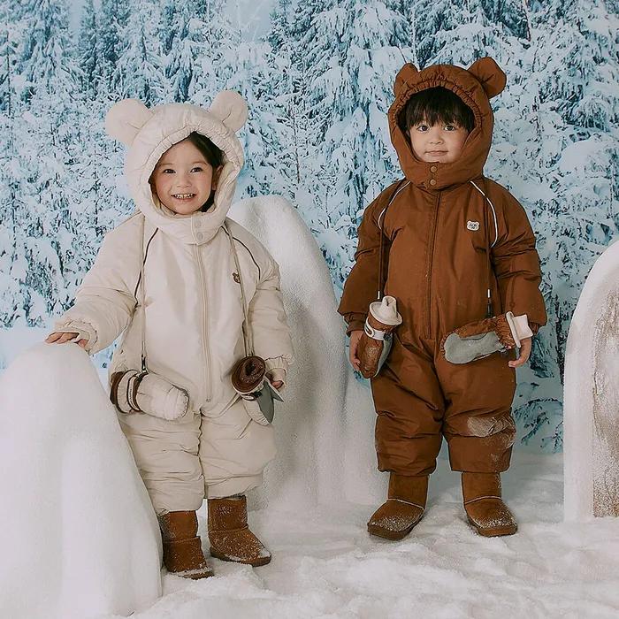 해피 베어 올인원 스키복
