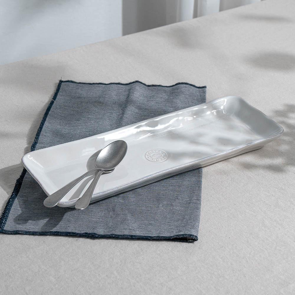 포르투갈 코스타노바 노바 화이트 직사각서빙접시 37cm