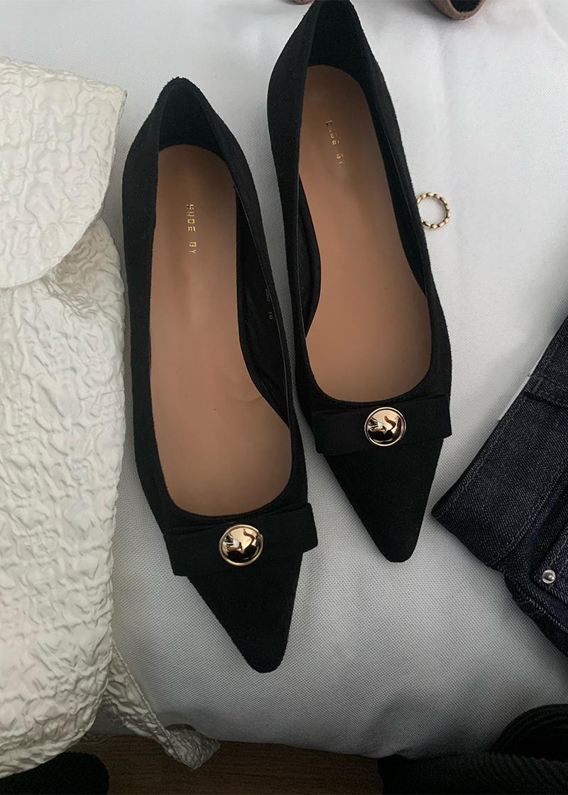 스윙 골드 스틸레토 플랫 - 브라운 235 / 블랙 240, 245, 250 당일발송