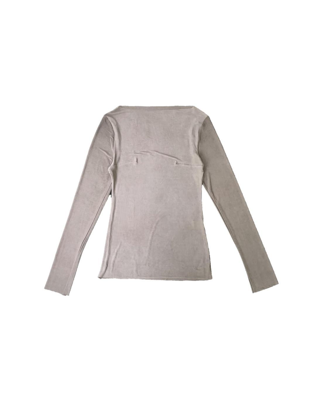 Modern Silk T - Warm stone