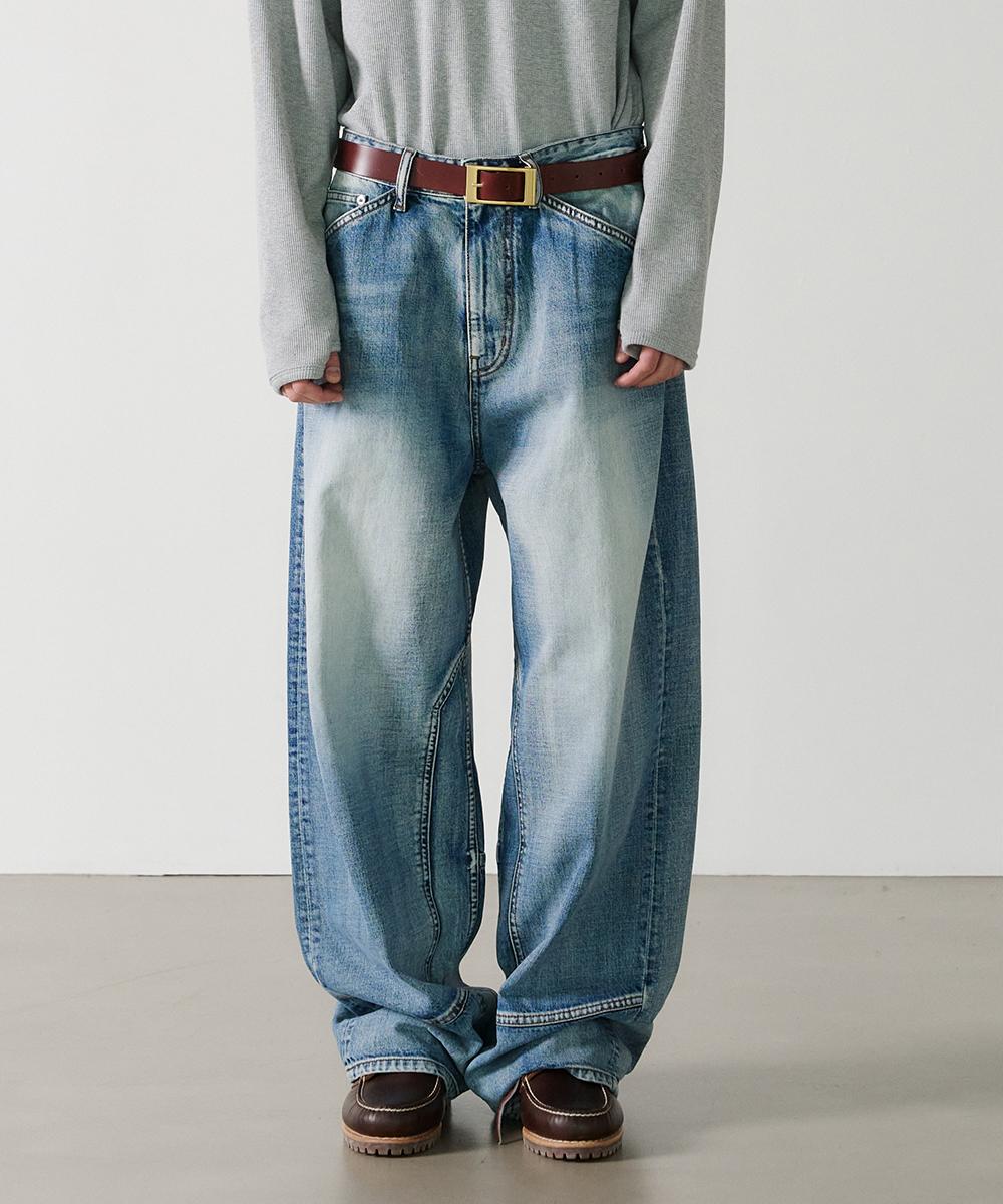[25S/S] sprit denim pants (blue)