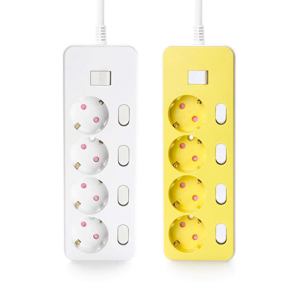 아이정 더좋은 멀티탭 개별 스위치 4구 1M 과부하차단 : 아이정