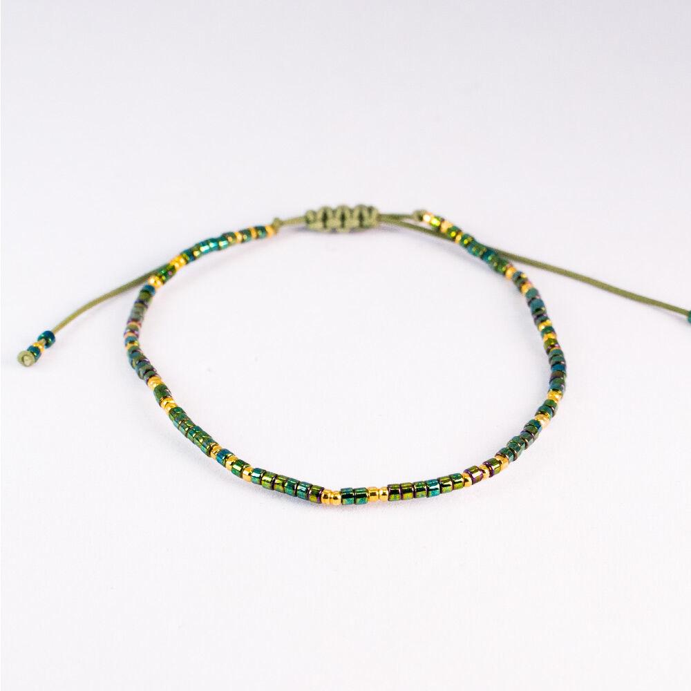 [BTS 제이홉 착용] HR 350B_Color Beads Fabric Bracelet