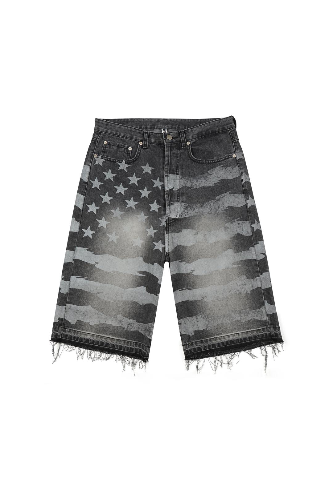 The star spangled denim pants (GRAPHITE)