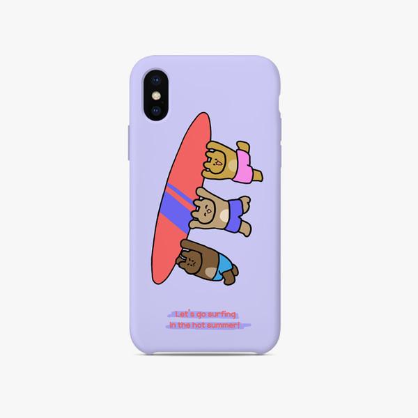 [하드]서핑곰 퍼플 케이스