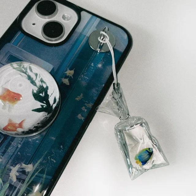 Fish plastic bag 핸드폰고리 1+1 추가 상품색은 랜덤