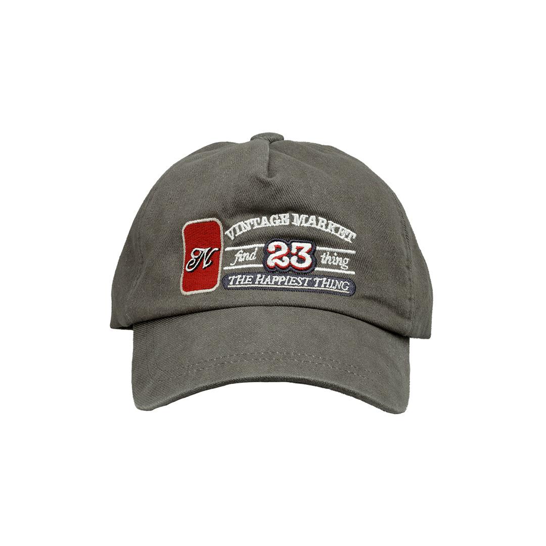 find thing vintage cap-charcoal brown