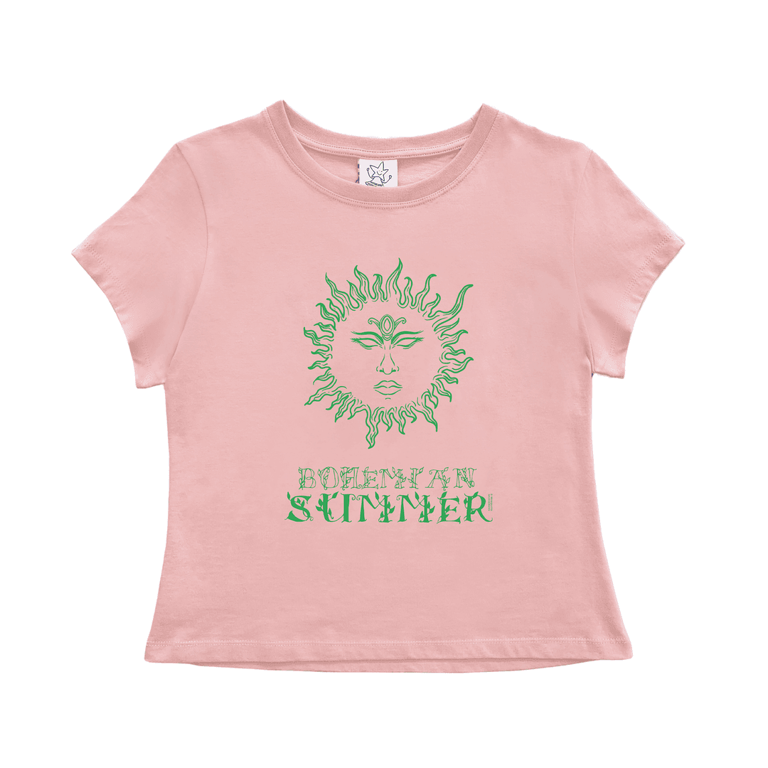 BOHEMIAN SUMMER MINI T-SHIRT (Pink)