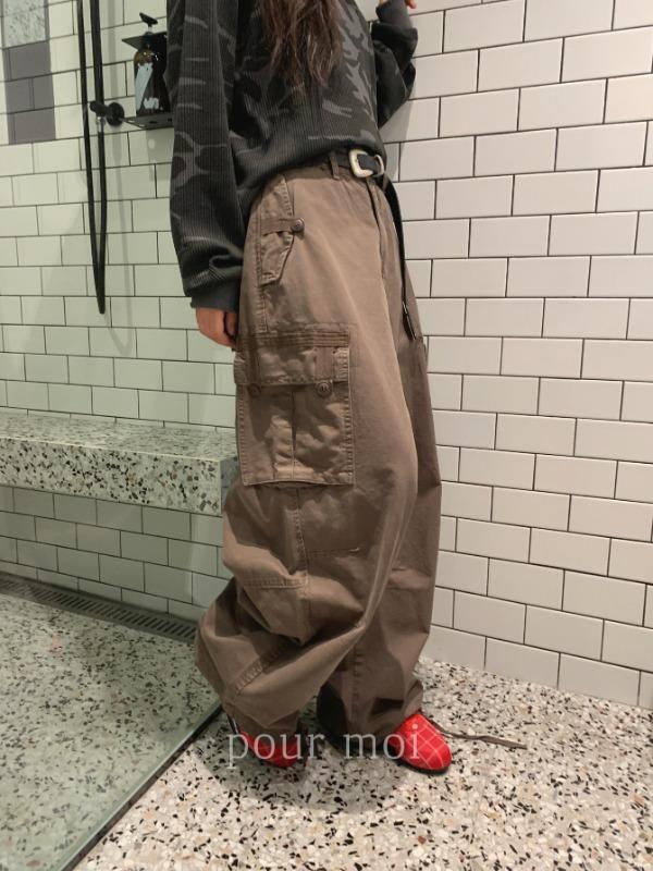 테잎 다잉 카고팬츠