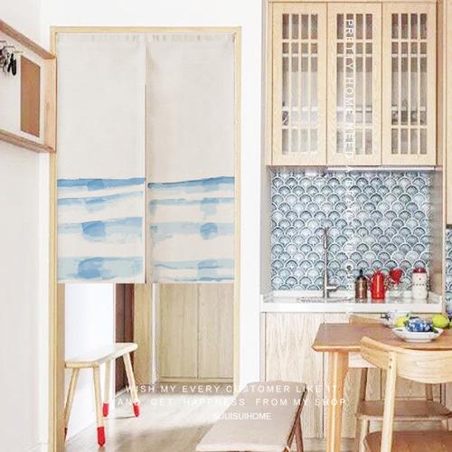 일본식 주방 출입구 노렌 가림막 가림막커튼 인테리어용품