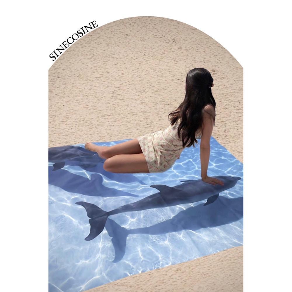 Dolphin mat : 돌고래 돗자리 , 사인코사인