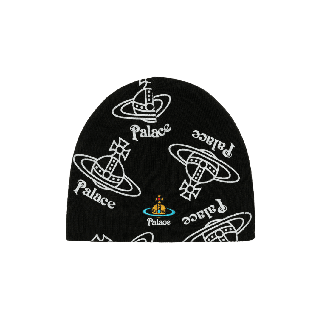Palace x Vivienne Westwood Jersey Beanie Black - 24FW