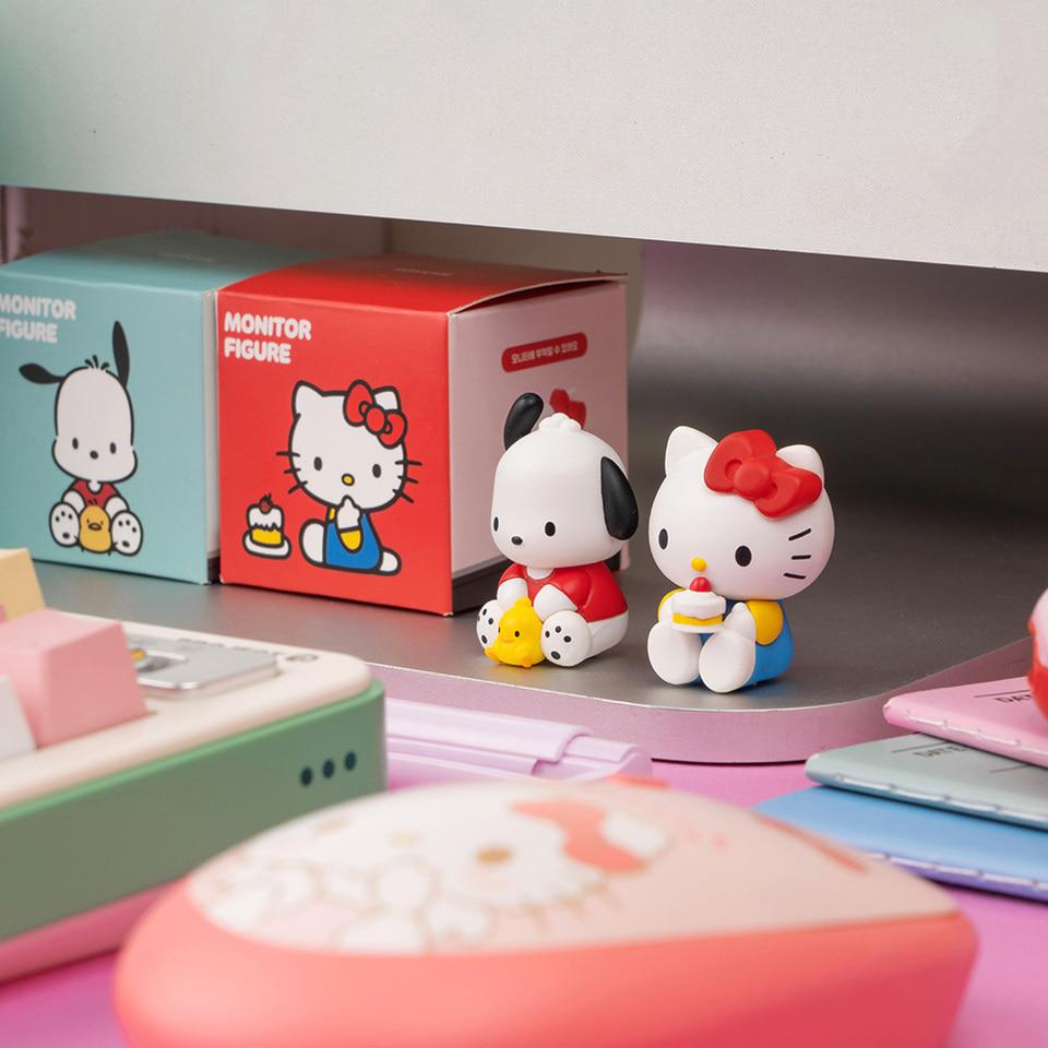 산리오 헬로키티 포차코 모니터 피규어