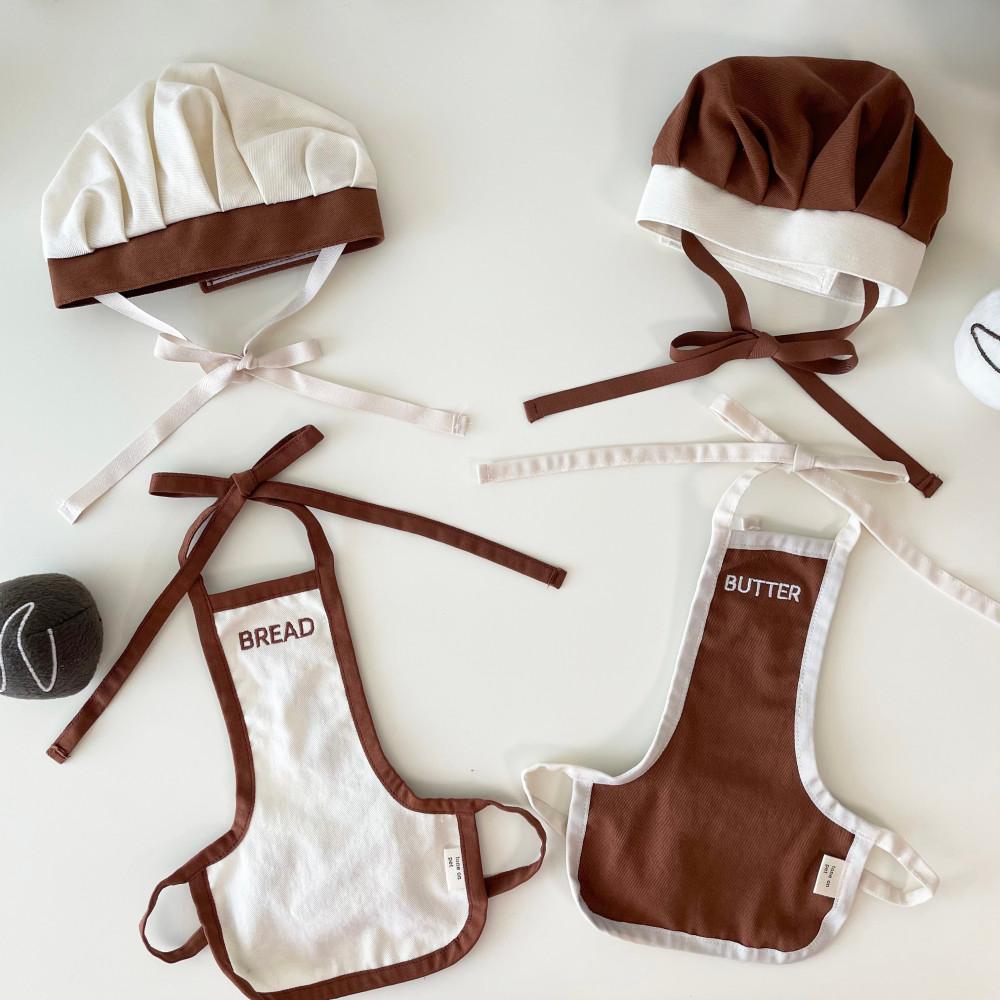 강아지 옷 요리사 코스튬 앞치마 & 모자(별도구매) set 제빵사 애견의류 S-XL