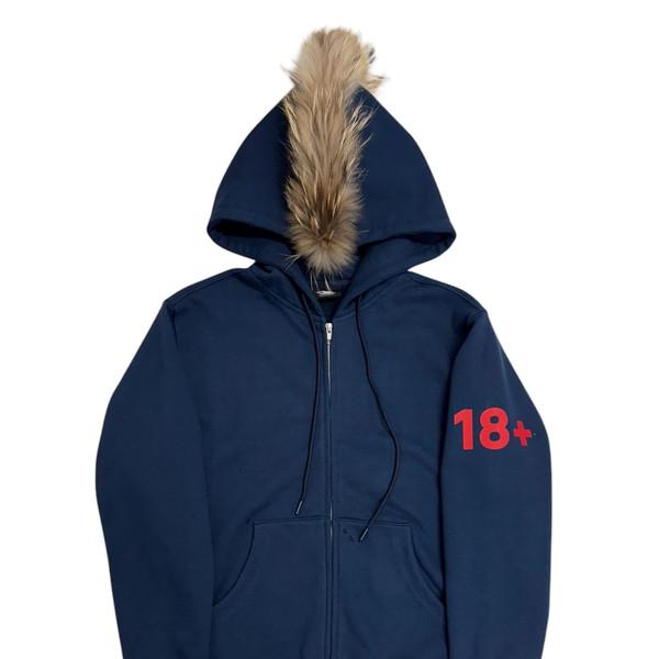 MOHAWK ZIP-UP HOODIE NAVY