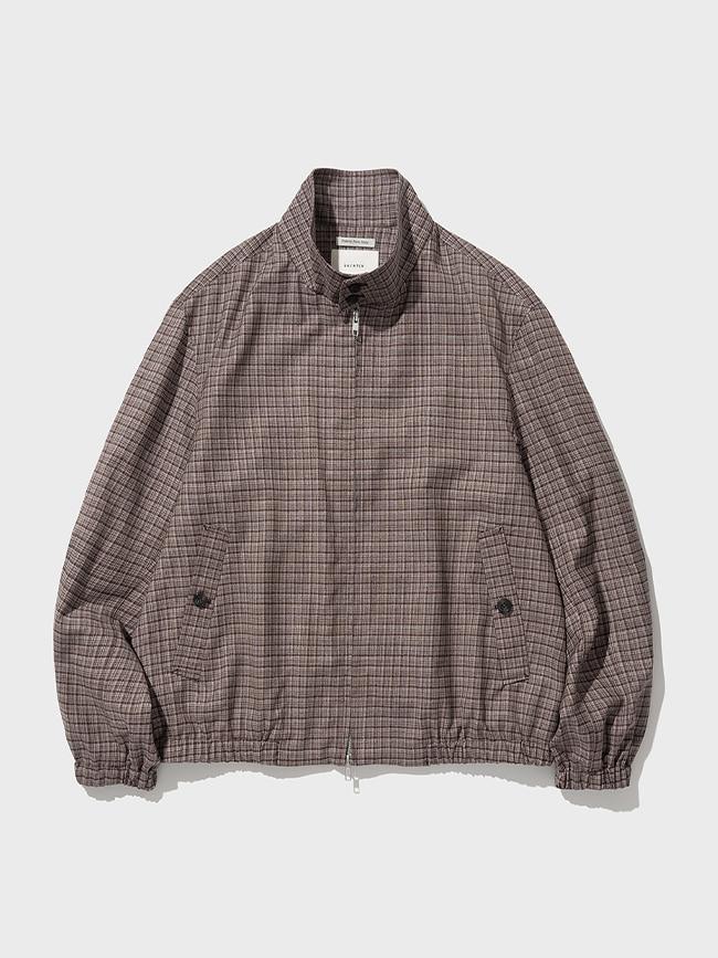 셔터_ TOM BLOUSON JACKET [RED BROWN]