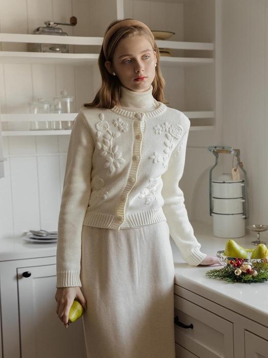 Cozy Ivory knit cardigan