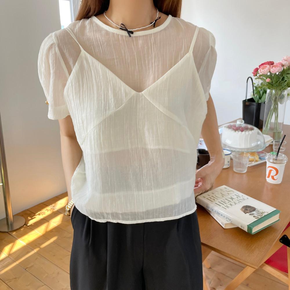 뷔스티에 SET 블라우스