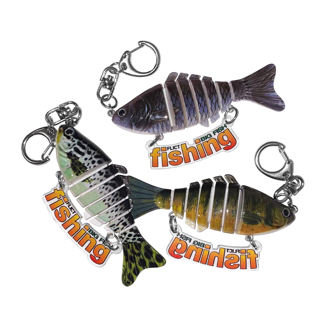 FISHING BAIT KEYCHAIN