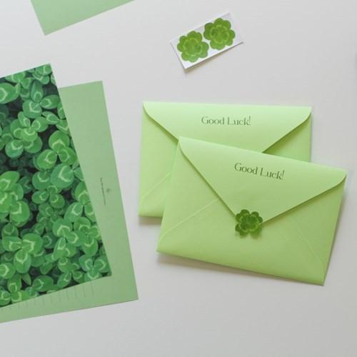 [미뉴트] 네잎클로버 편지지