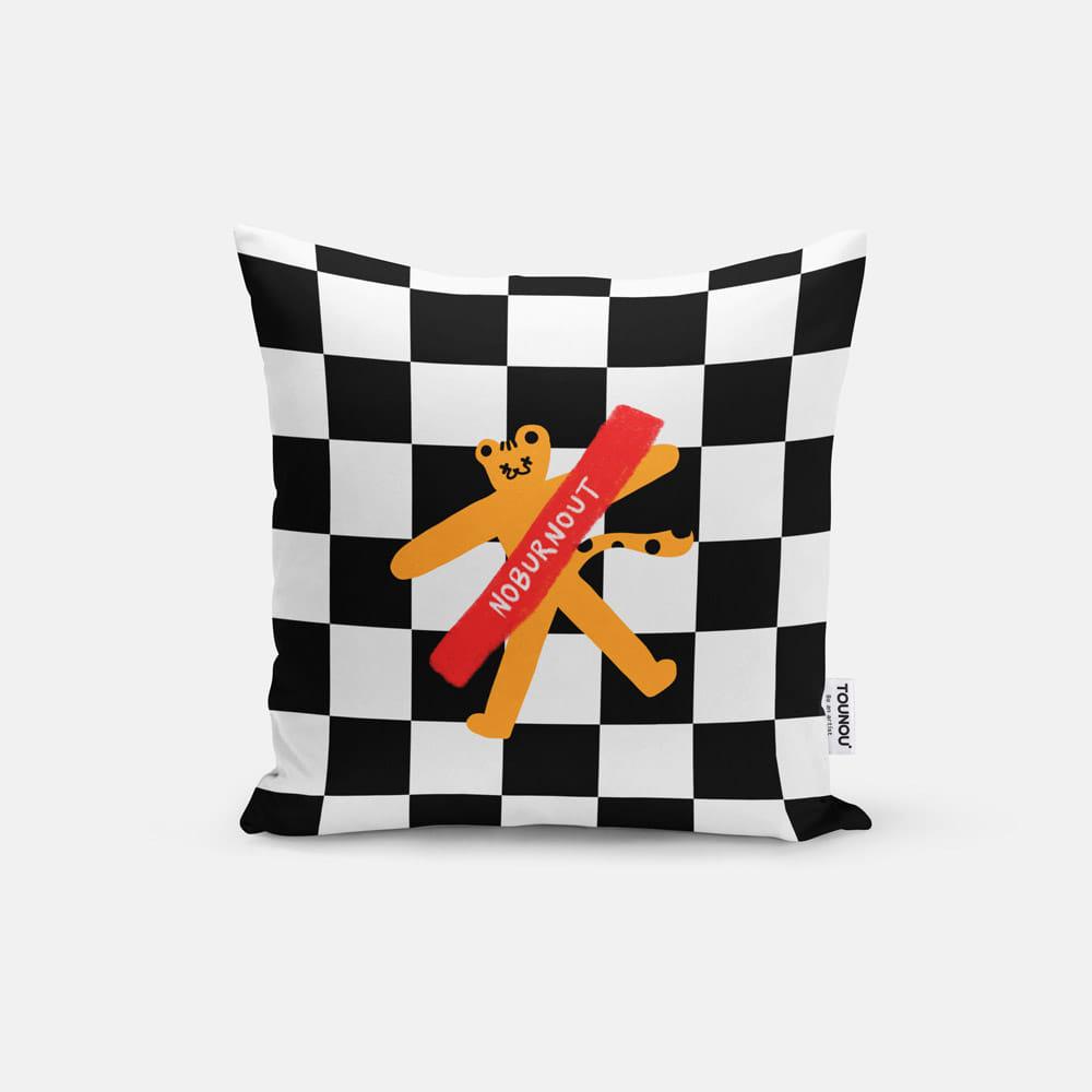 도트 치타 쿠션