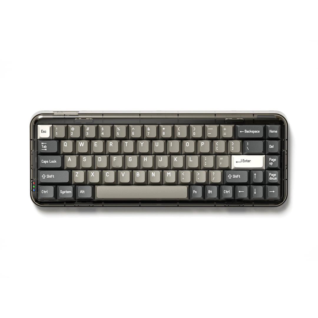 MelGeek Mojo68 Retro Mechanical Keyboard - MOJO68 Retro / Gateron Pro White