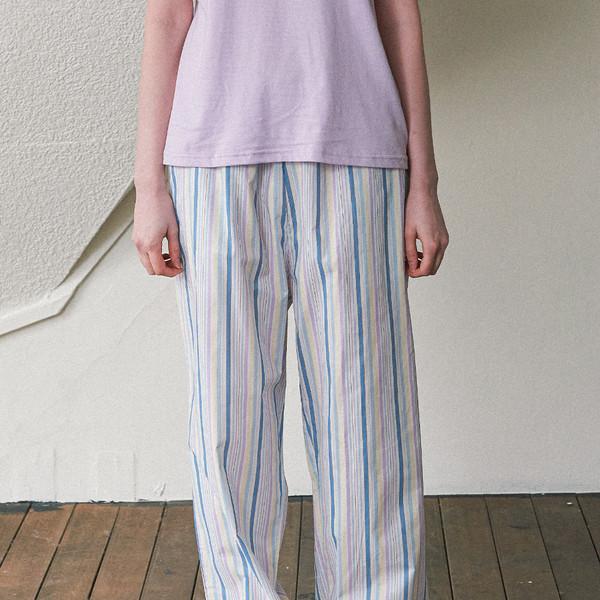 레인보우 파자마 팬츠 - 블루