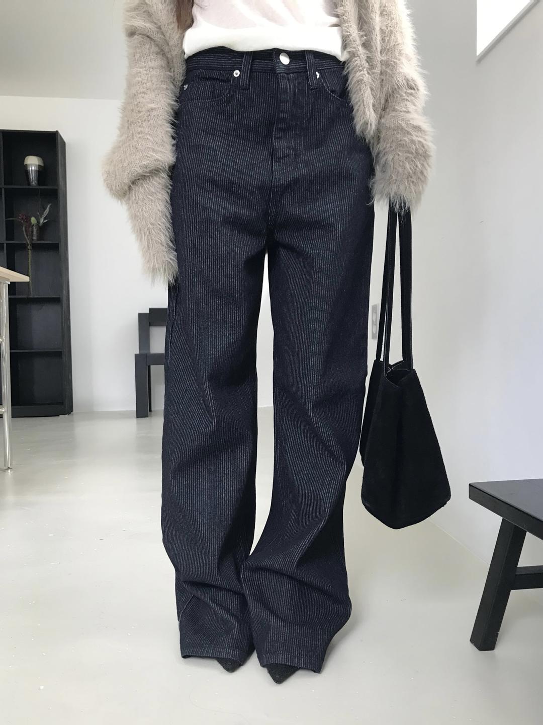corduroy denim pants