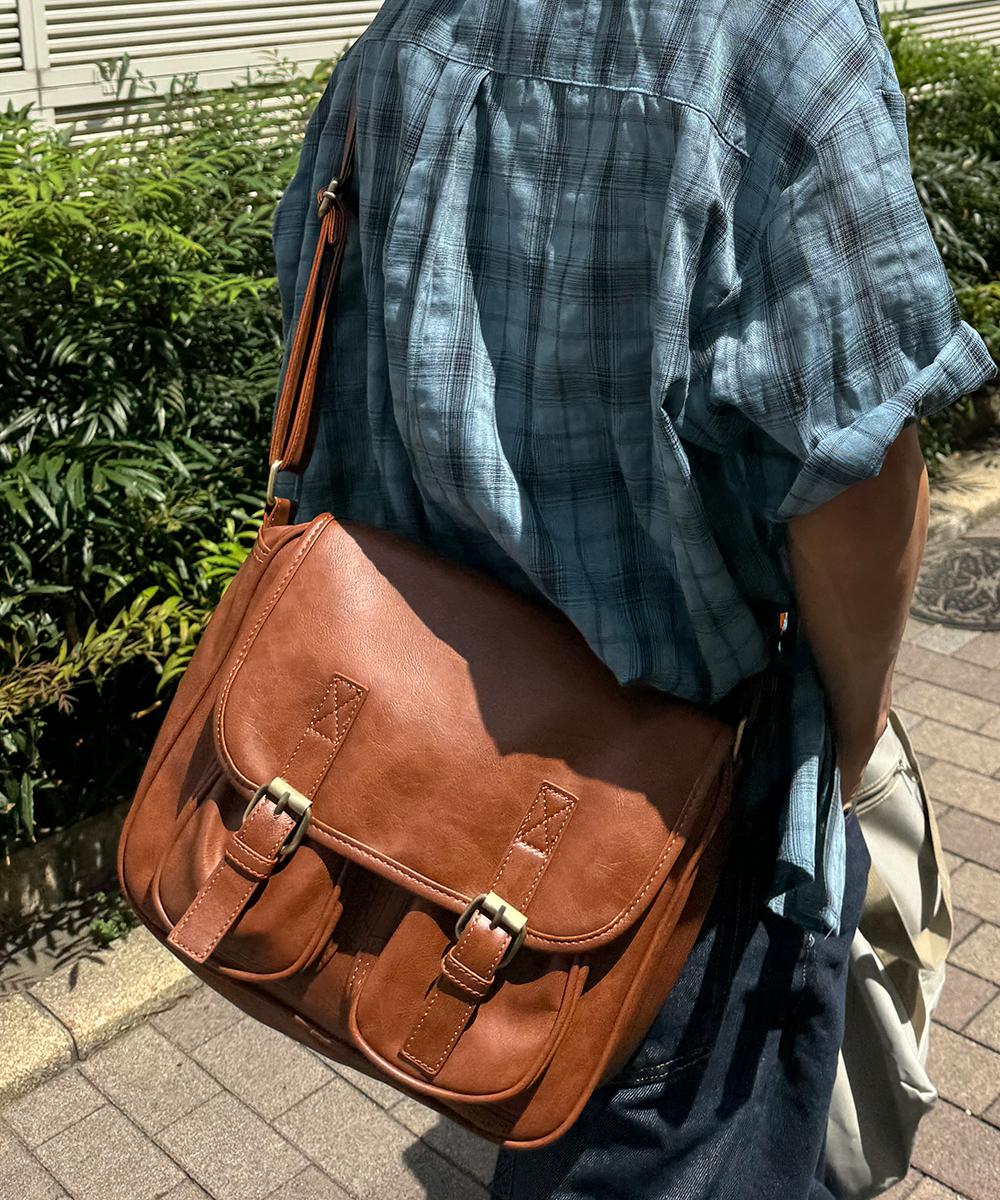 Ago Leather Cross Bag (2 Colors)