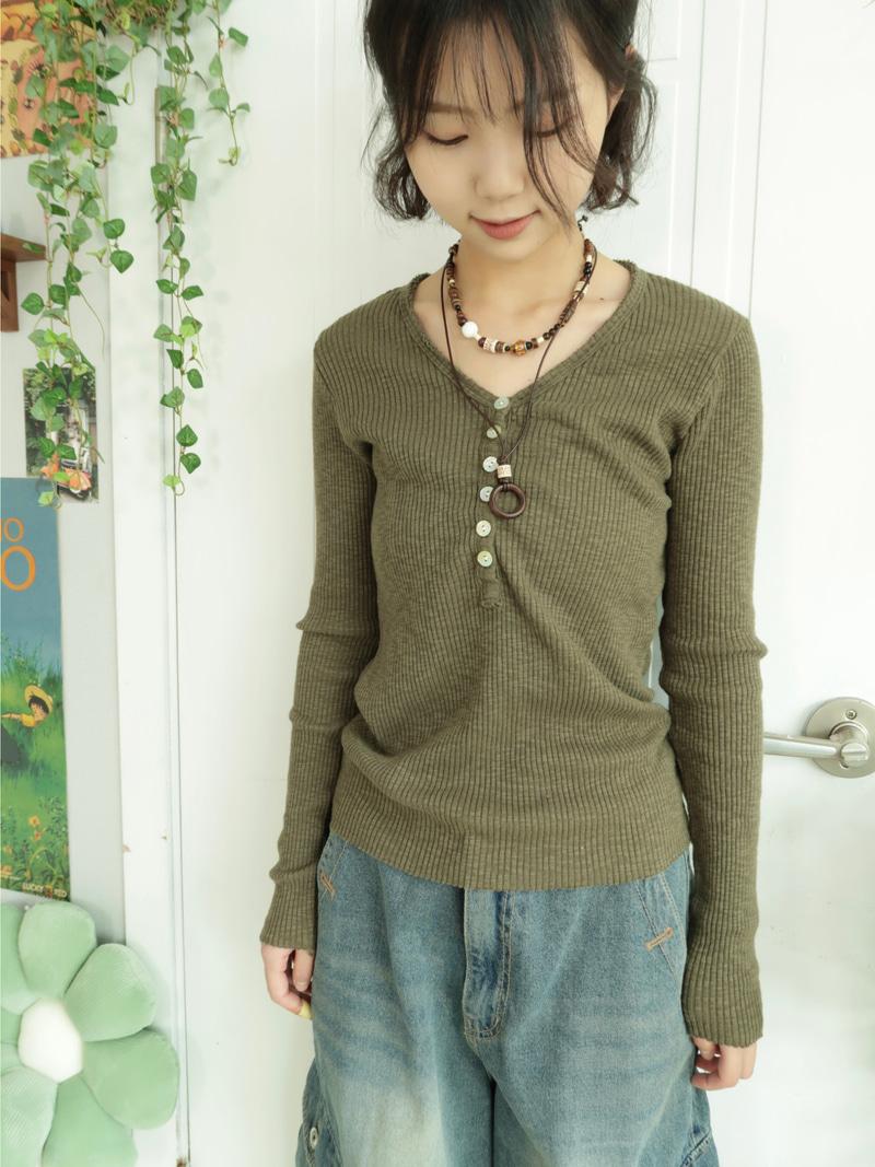 Soft golgi button T ( 6 color )