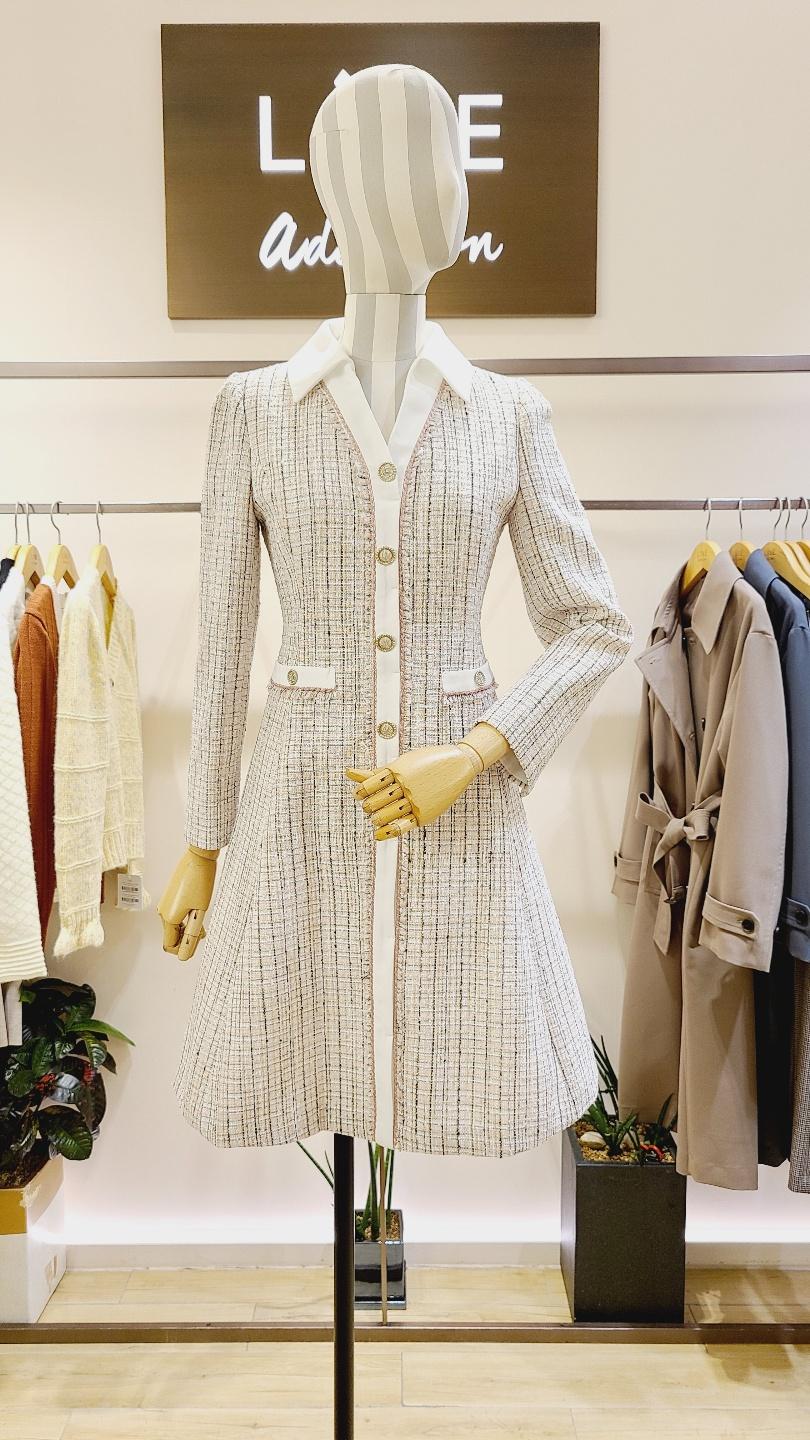 (라인어디션)(N557)카라넥 트위드 원피스(NGOPLJ9900)