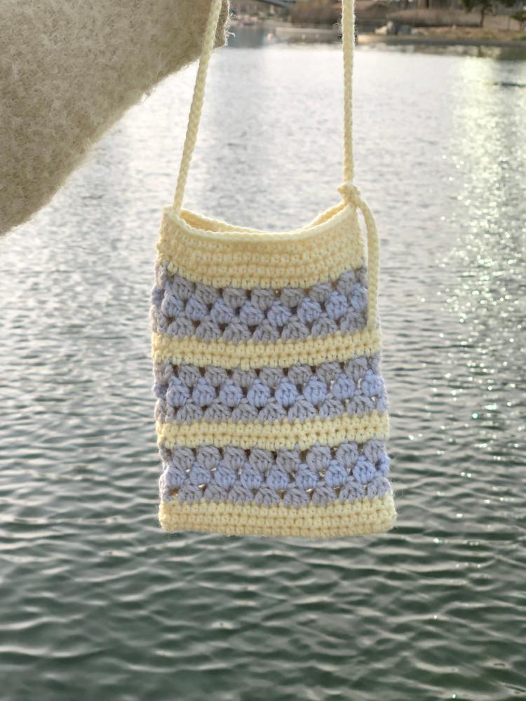 4월의 가방 뜨개 가방 핸드메이드 가방 세컨백