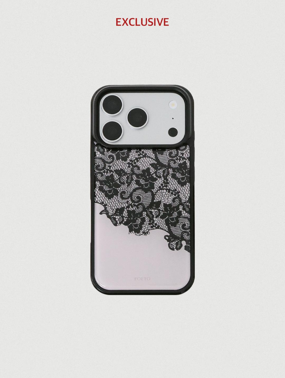FE lace iphone case - pink (exclusive)