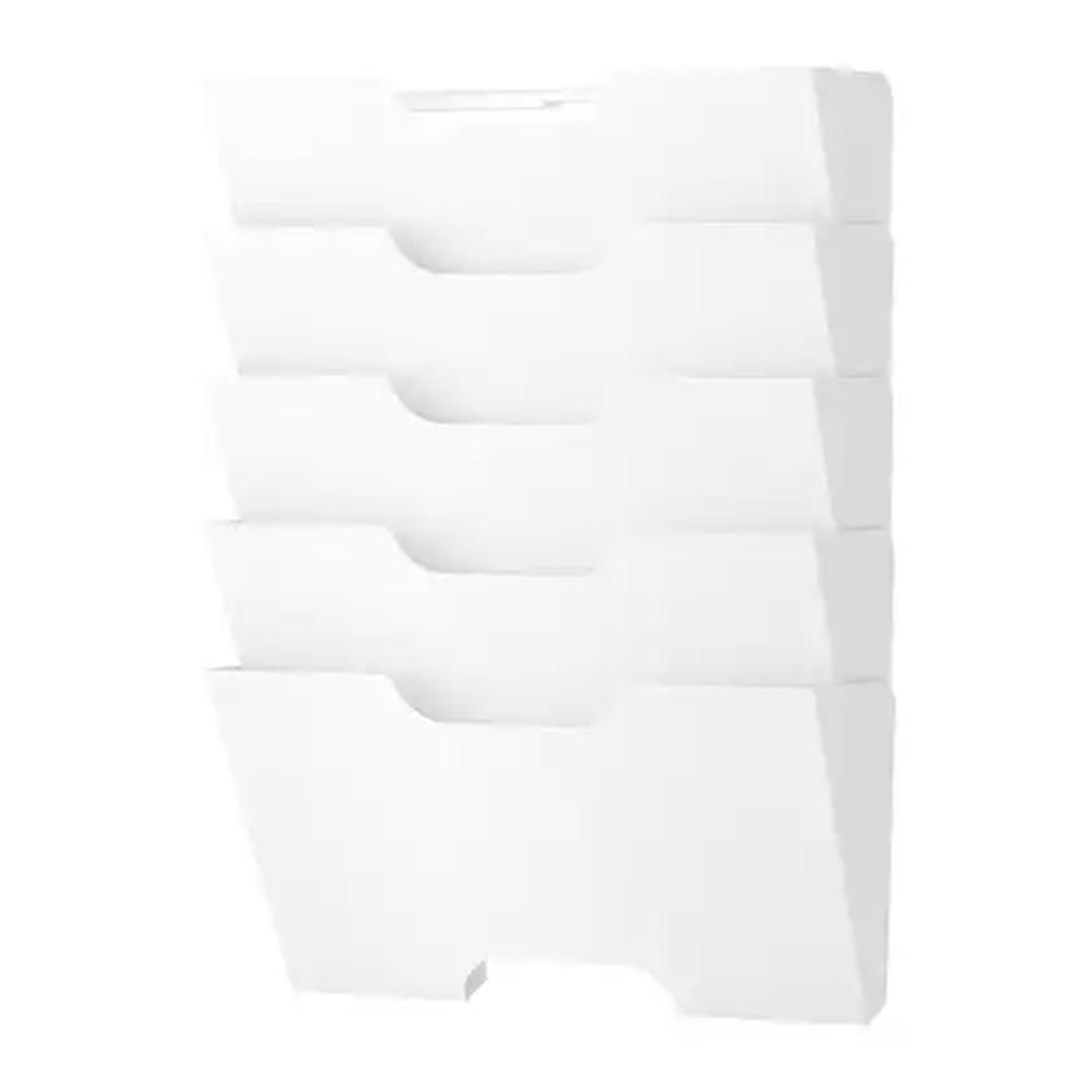 이케아 KVISSLE 크비슬레 벽걸이잡지신문꽂이 화이트