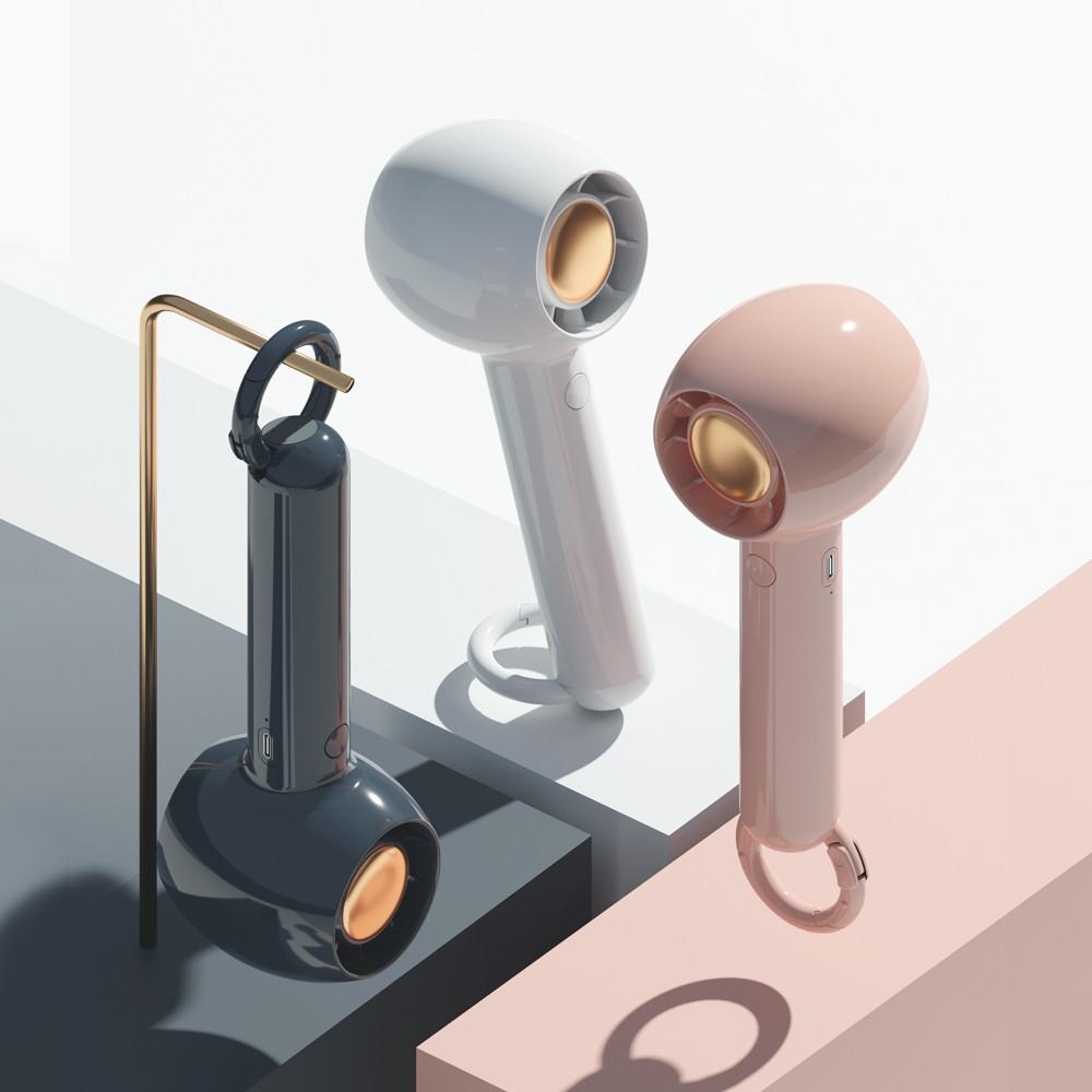 하이온 무소음 미니 휴대용 무선 손선풍기 H20