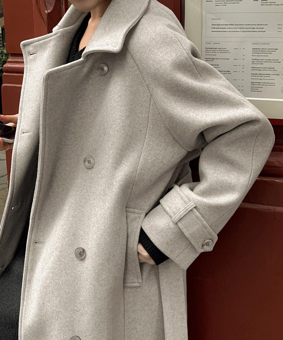 케이클럽 [30%쿠폰][8만장돌파/MADE]써렌텀 누빔 더블 롱 코트 (S-XL/데일리룩/출근룩/하객룩/겨울아우터/겨울코트/누빔아우터)