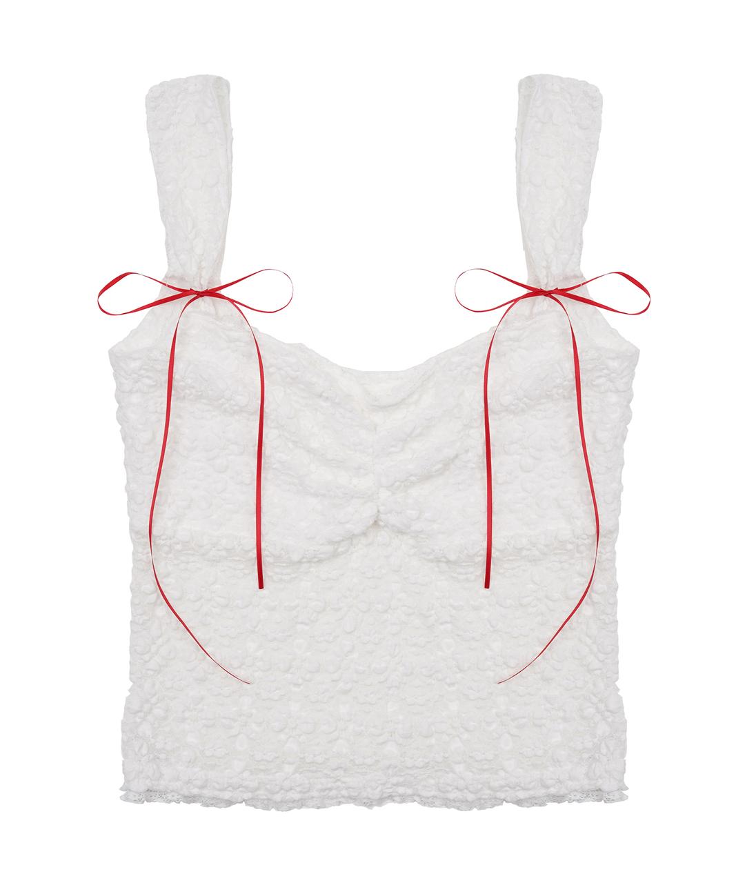 레드 리본 레이스 탑