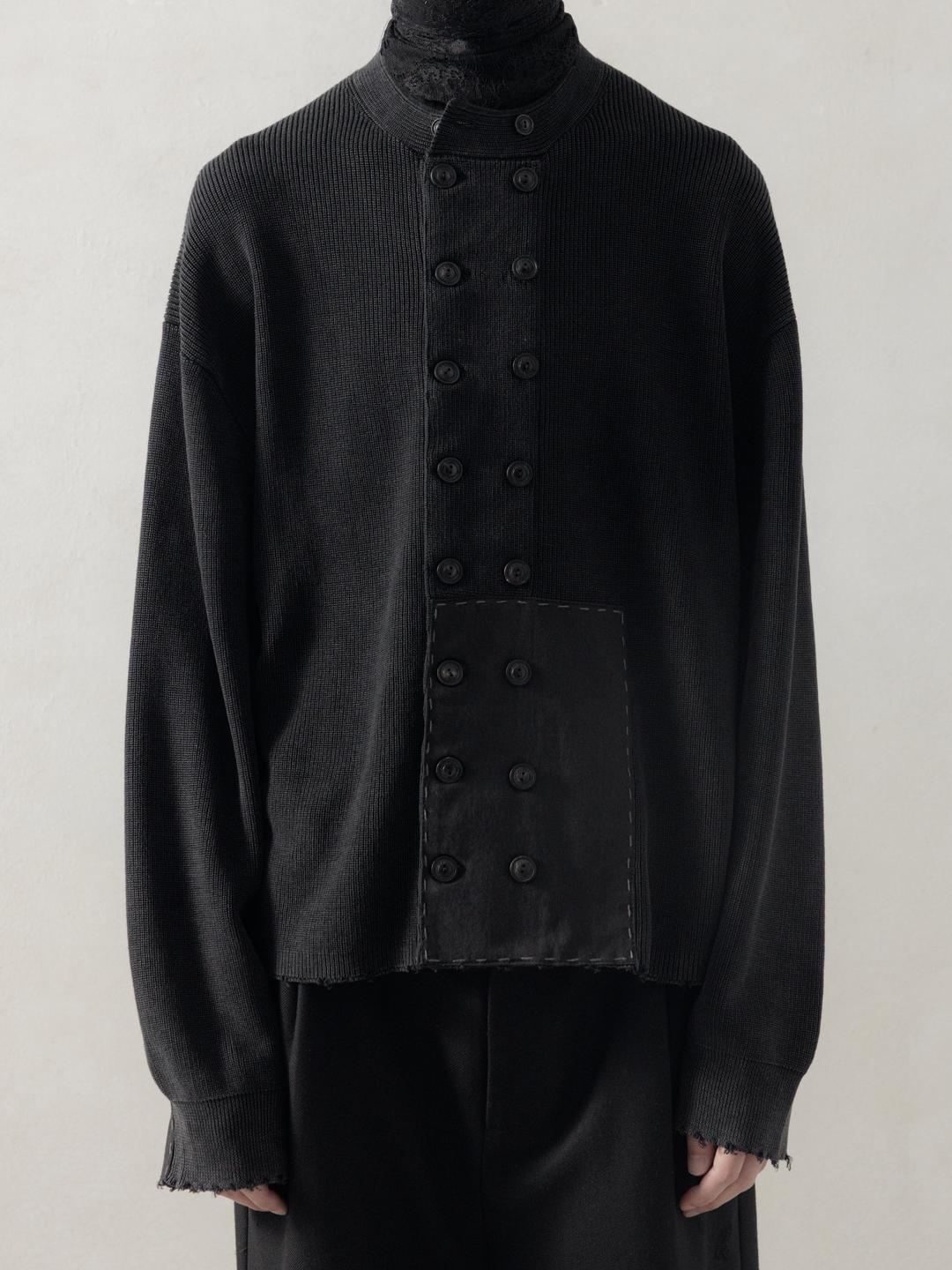 25FW｜Double Breasted Aged Knit - 46