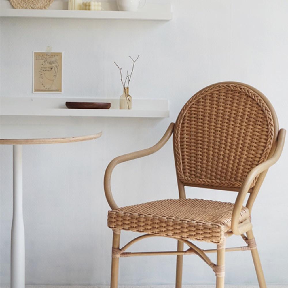 [Ones PLACE] 샐리 라탄 체어  / 카페 의자 야외 내츄럴 인테리어